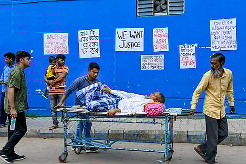 Doctors' strike in Uttar Dinajpur